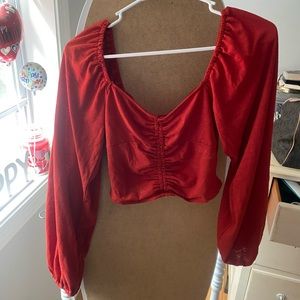 small red cropped going out top